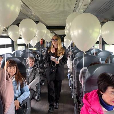 Cостав, следовавший из Южно-Сахалинска в Долинск, преобразился в площадку под названием «С Чеховым в Долинск»